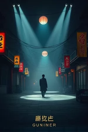热播榜单作品《深海灯塔》夜晚塔顶旋转光束封面
