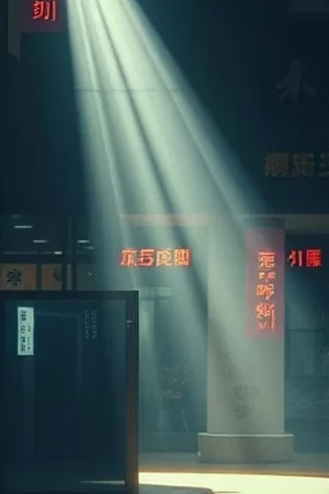 作品《冷杉列车》车厢走廊夜景封面
