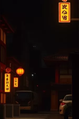 作品《萤火虫航线》夜航渡轮甲板封面